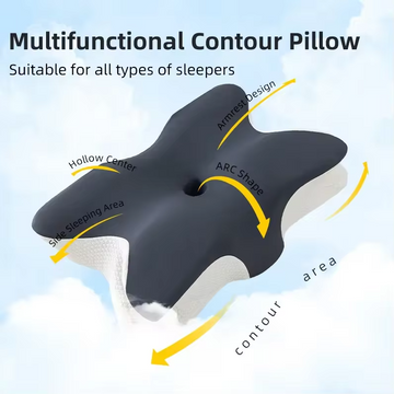 Support & Slow Rebound: A Deep Dive into the Butterfly-Shaped Cervical Pillow